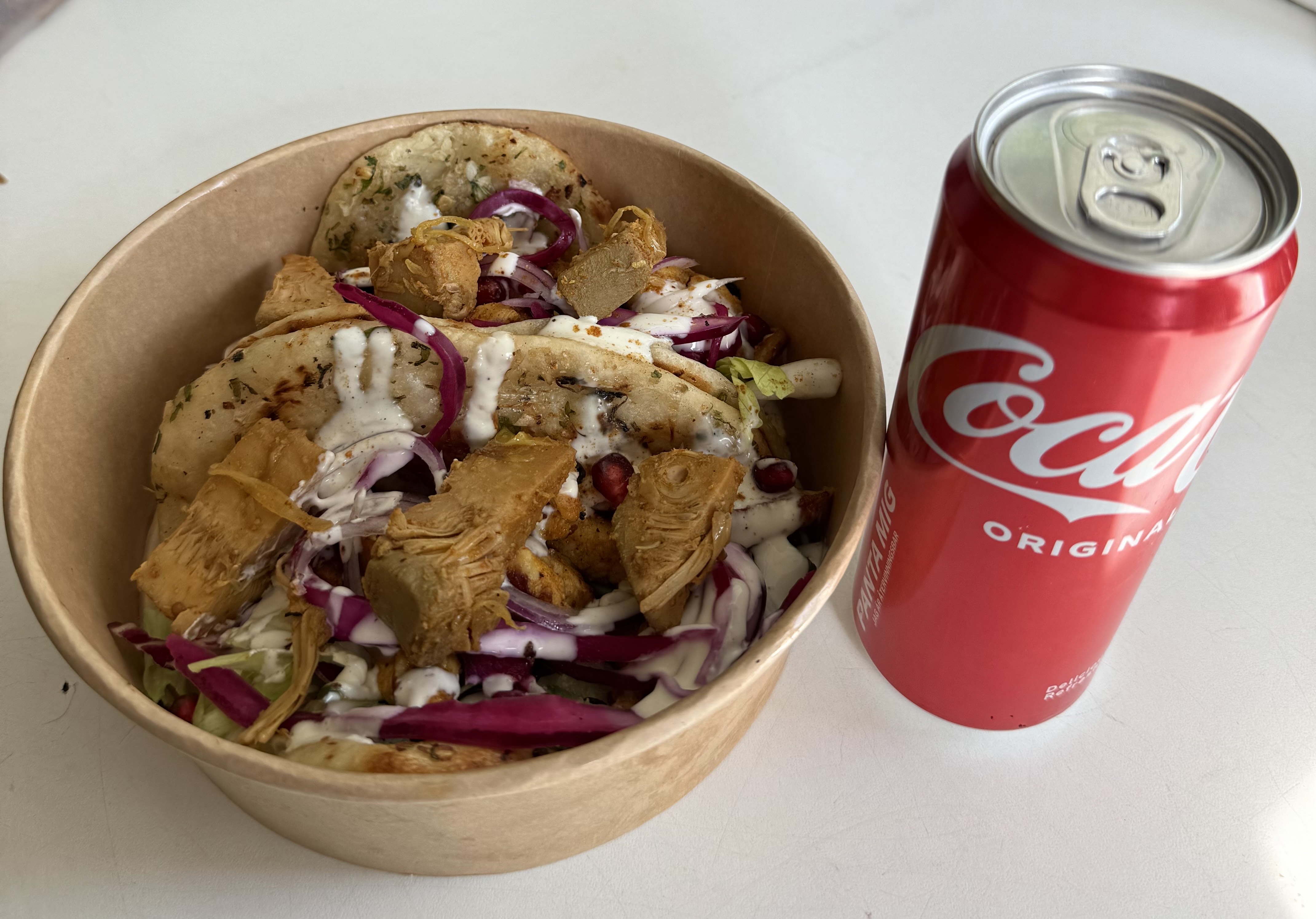 Taco på tallrik